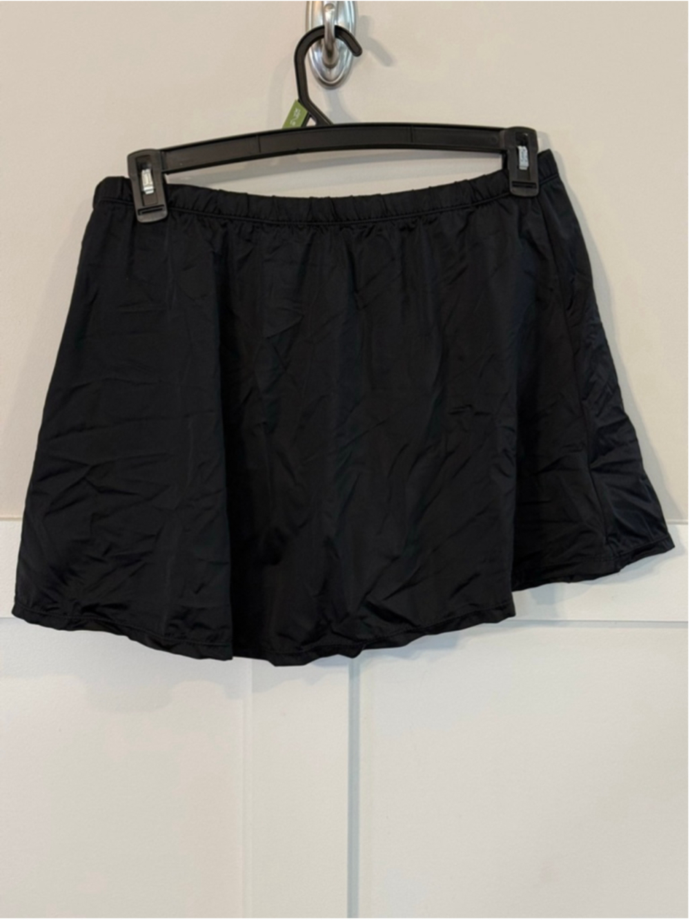 Women’s Black Swim Skirt Bottom Size 18 Plus Size Skort Built In Briefs - Picture 4 of 4
